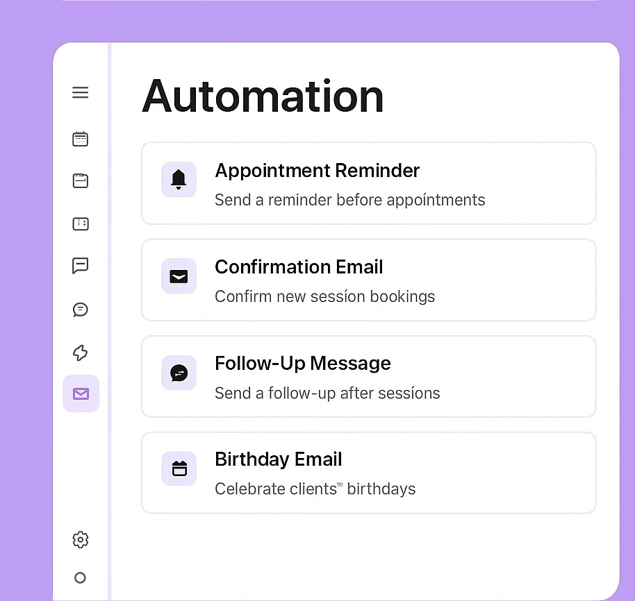 Stay organised with reminders & automation