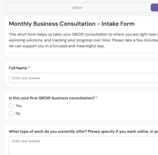 Build forms and waivers