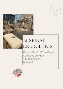 1:1 Spinal Energetics Session- Crystal Company London